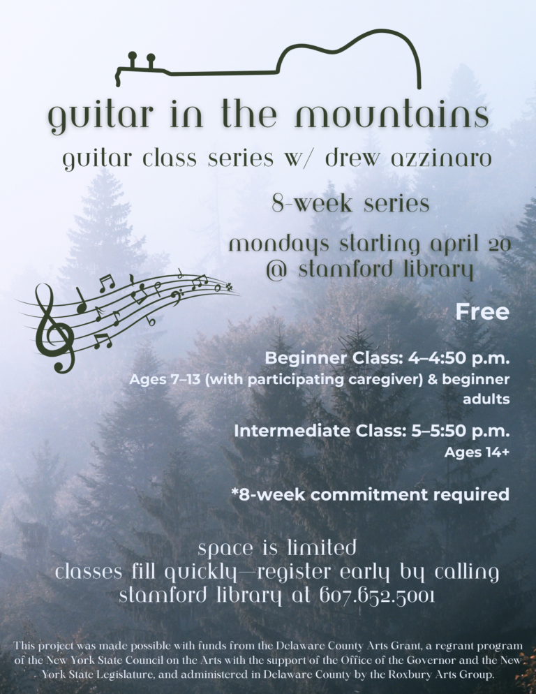 Guitar in the Mountain Announcement