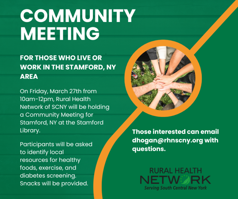community meeting announcement