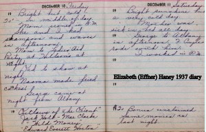 Effner, Elizabeth 1937 diary..