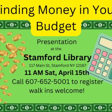 Stamford. Finding Money in Your Budget (1)